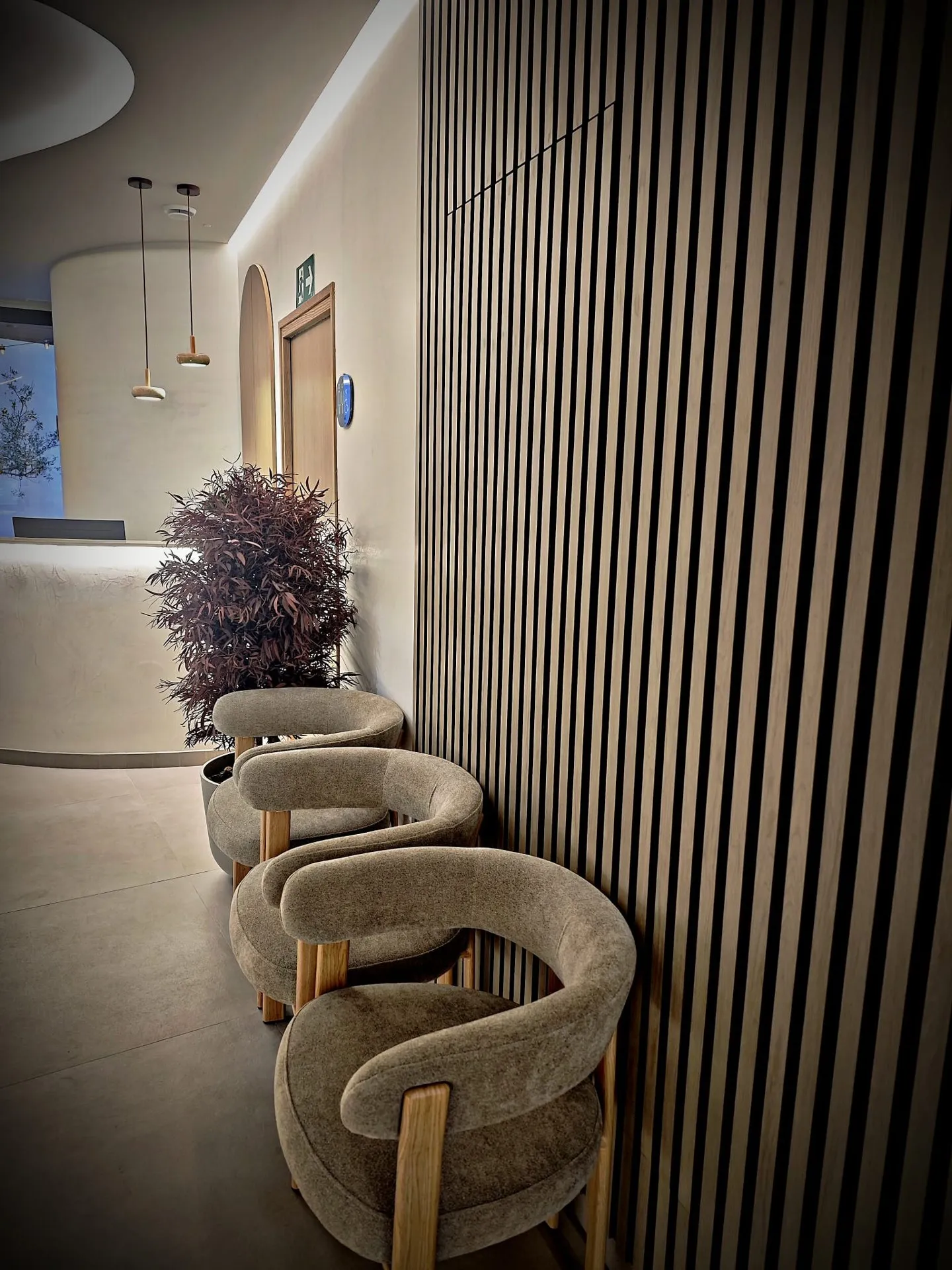 Sala de espera de la clínica
